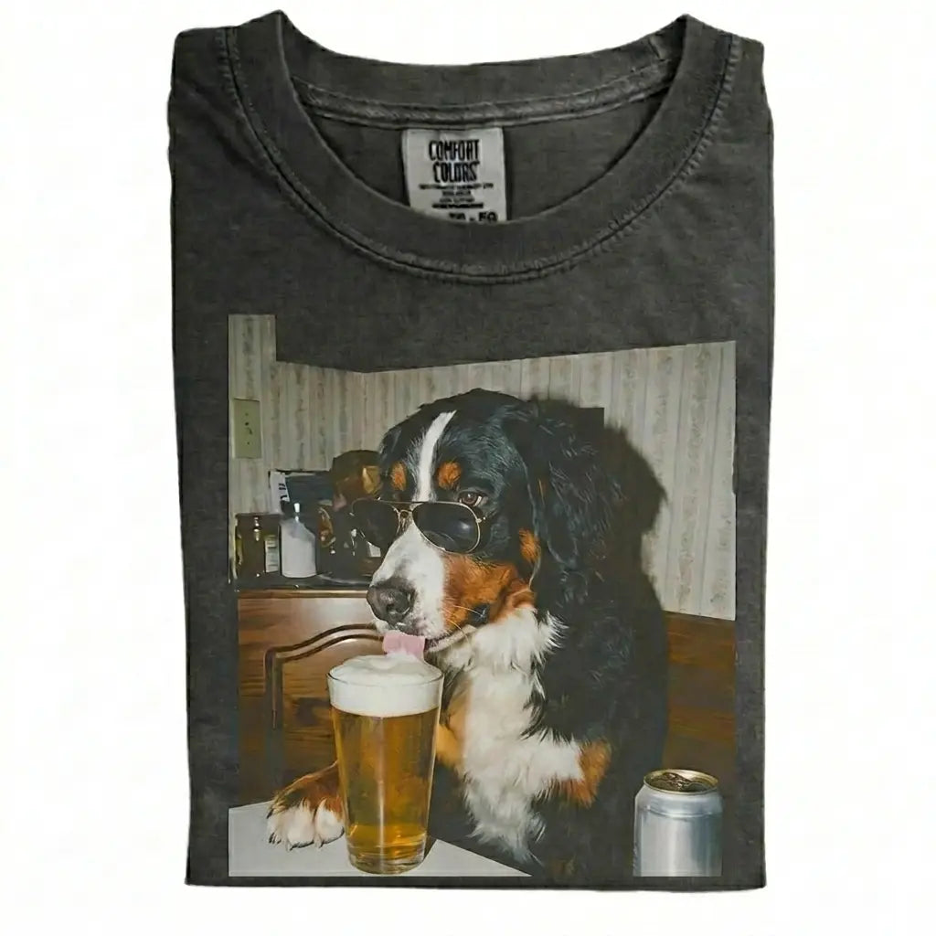 Dog Drinking Beer Meme Gift for Dog Lovers T-Shirt/Sweatshirt/Hoodie