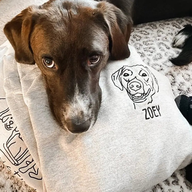 Custom pet portrait Sweatshirt