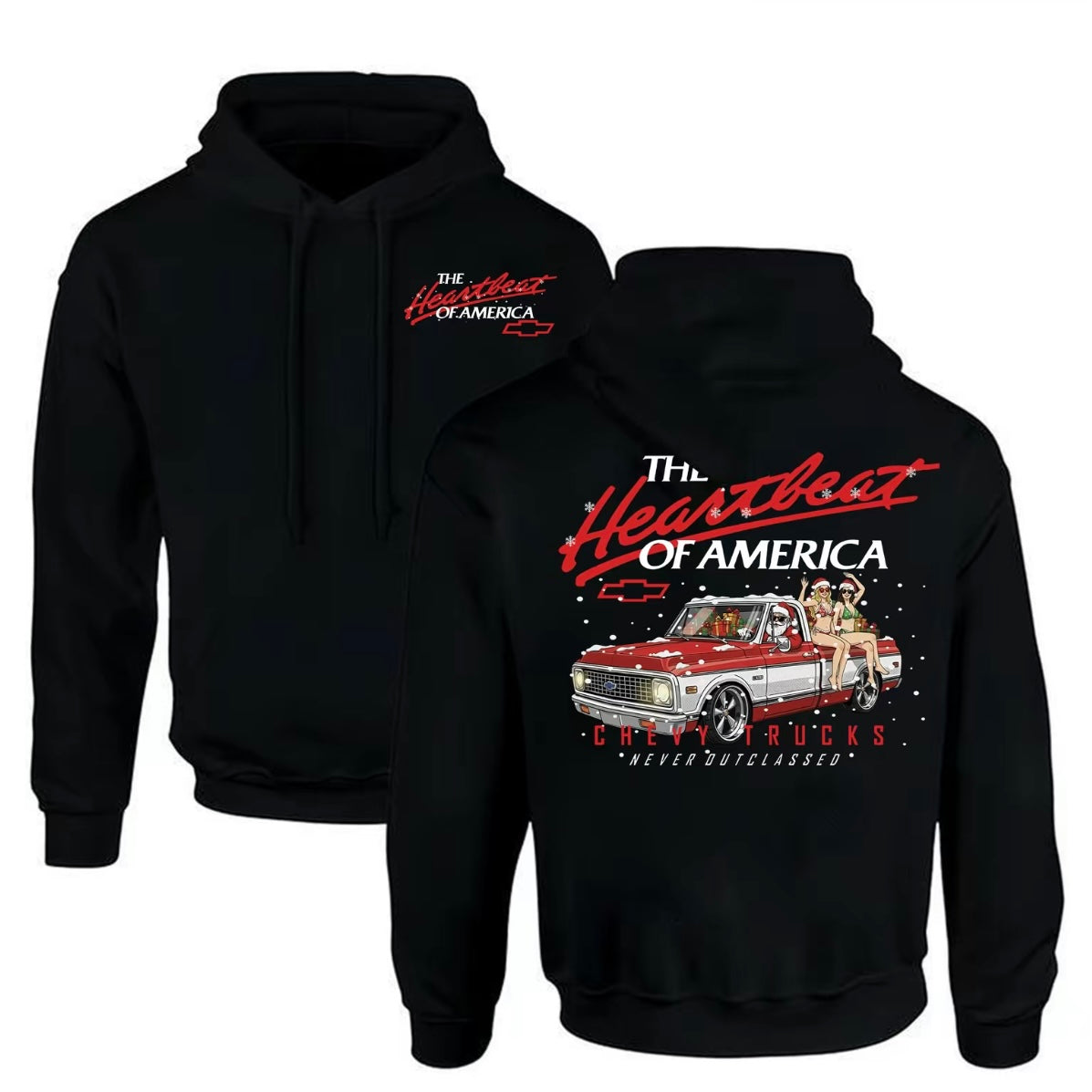 Chevy The Heartbeat of America Christmas T-Shirt/Sweatshirt/Hoodie