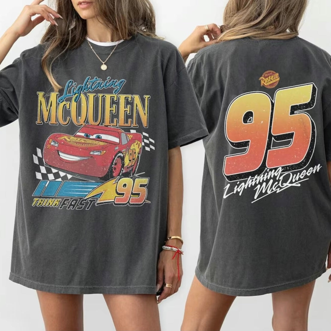 Vintage 95 Lightning Mcqueen Vintage T-Shirt/Sweatshirt/Hoodie