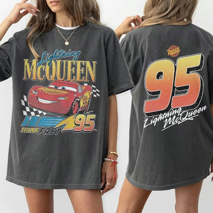 Vintage 95 Lightning Mcqueen Vintage T-Shirt/Sweatshirt/Hoodie