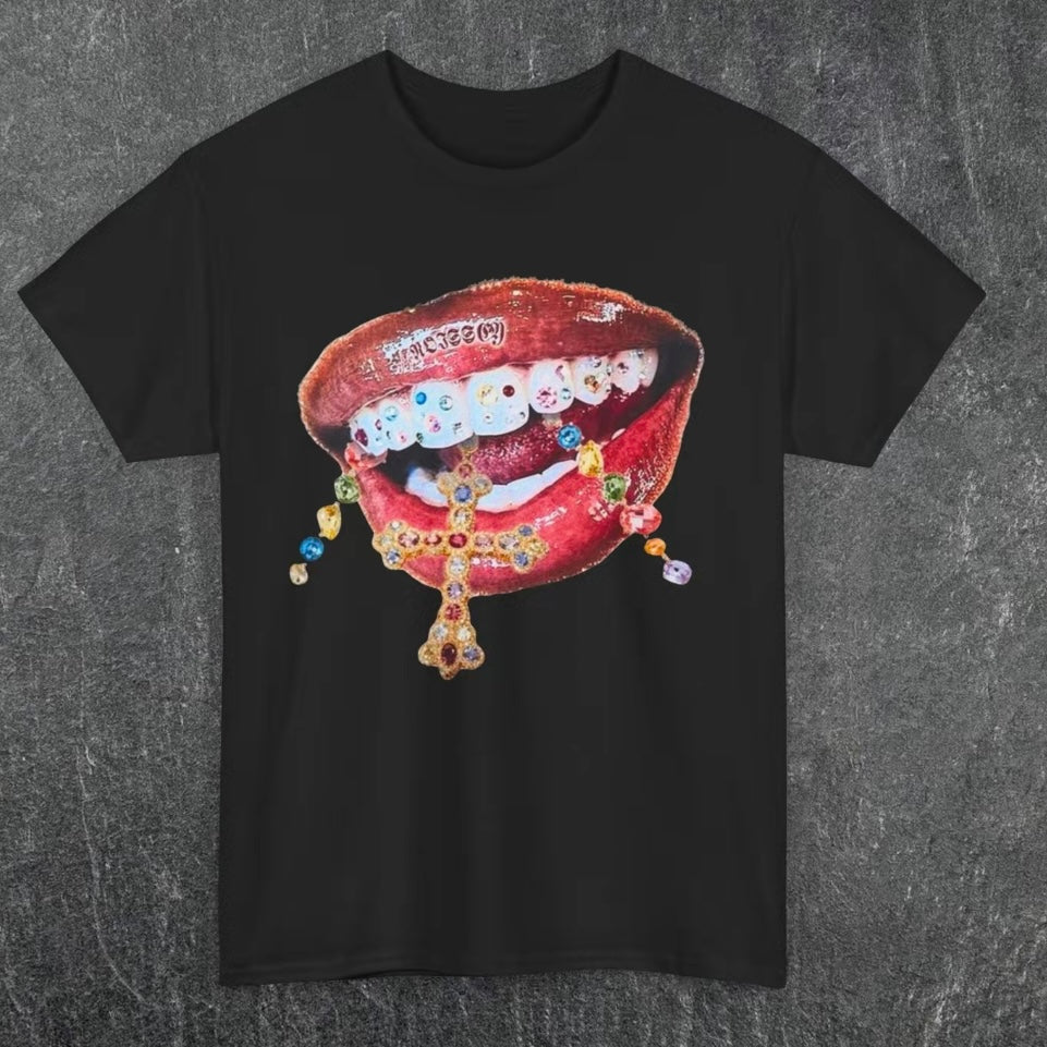 Diamond Teeth Cross T-Shirt/Sweatshirt/Hoodie