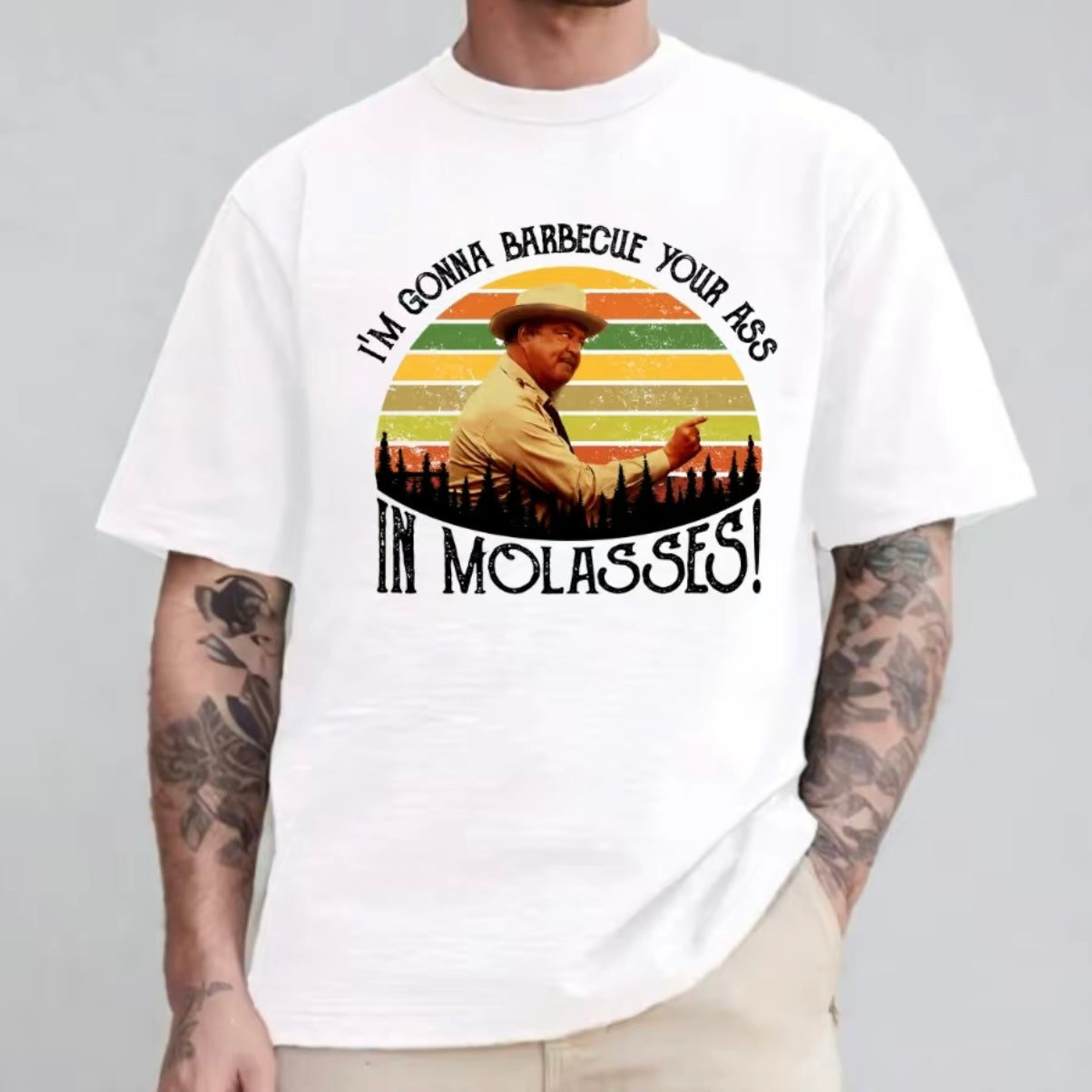 I'm Gonna Barbecue Your A** In Molasses Smokey And The Bandit Movie T-Shirt/Sweatshirt/Hoodie