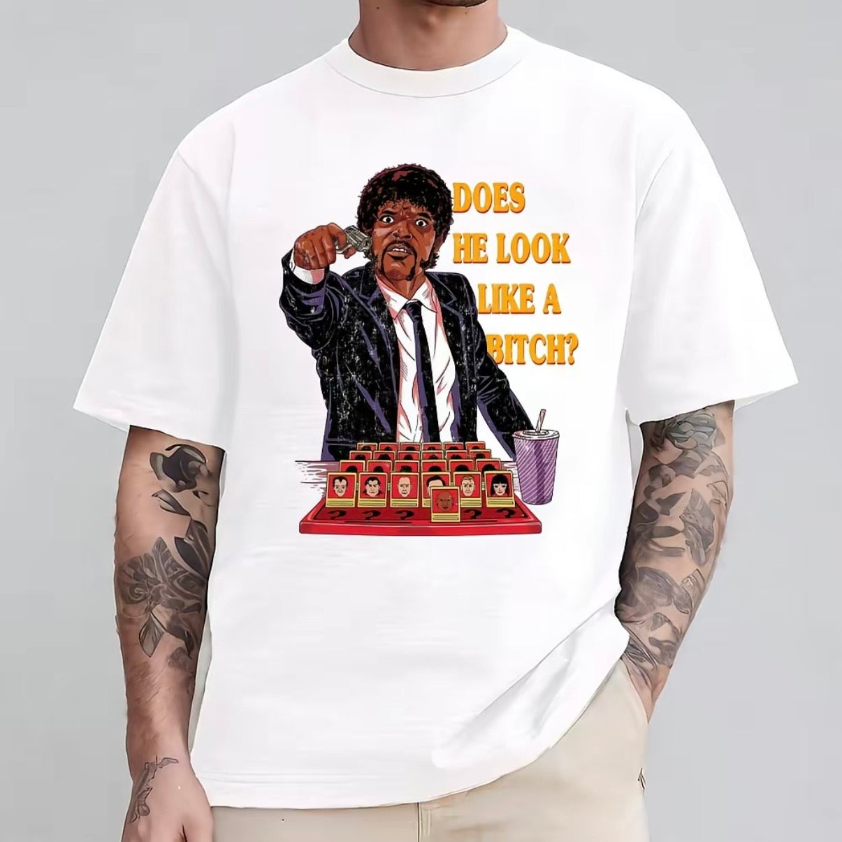 Does He Look Like Pulp Fiction Movie T-Shirt/Sweatshirt/Hoodie