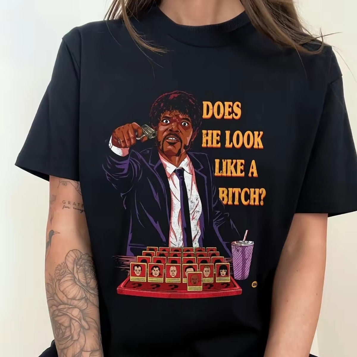 Does He Look Like Pulp Fiction Movie T-Shirt/Sweatshirt/Hoodie