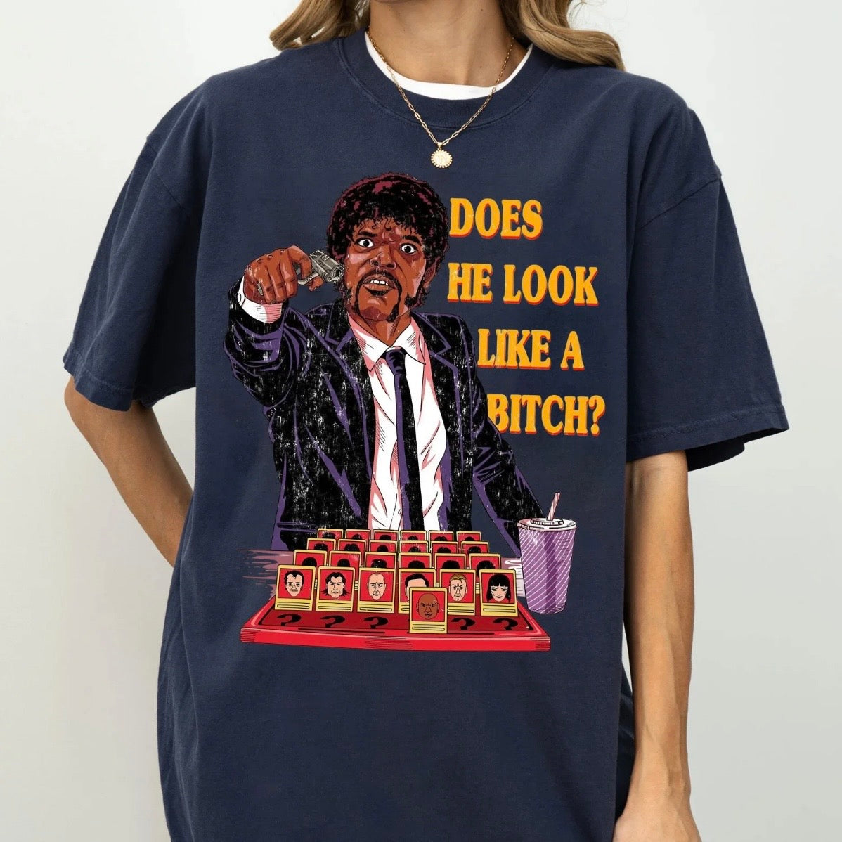 Does He Look Like Pulp Fiction Movie T-Shirt/Sweatshirt/Hoodie