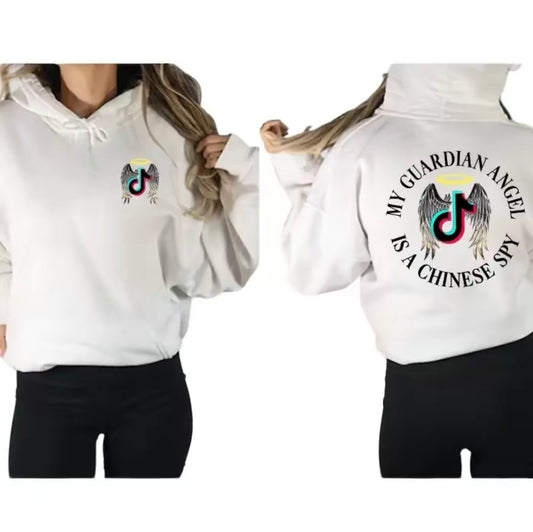 My Guardian Angel is a Spy Funny T-Shirt/Sweatshirt/Hoodie