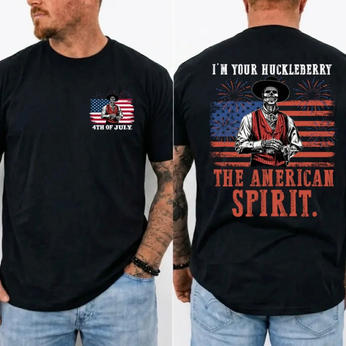 Doc Holliday I'm Your Huckleberry The American Spirit 4th of July T-Shirt/Sweatshirt/Hoodie