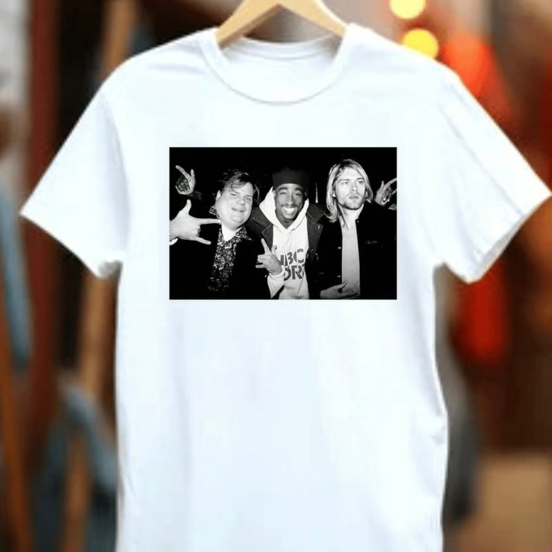 Chris Farley Tupac Shakur And Kurt Cobain T-Shirt/Sweatshirt/Hoodie