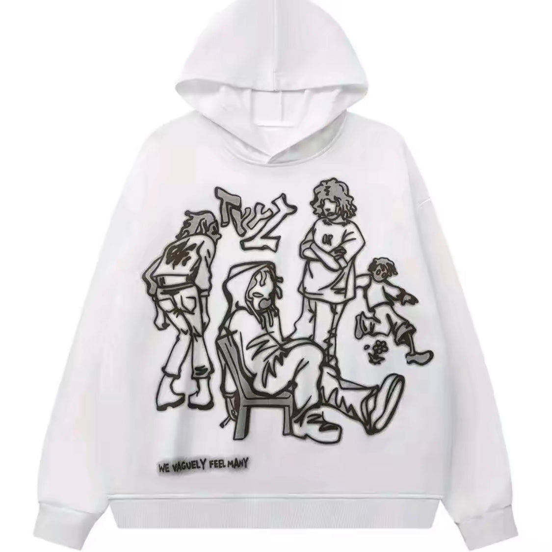 Cartoon Graphic Print T-Shirt/Sweatshirt/Hoodie