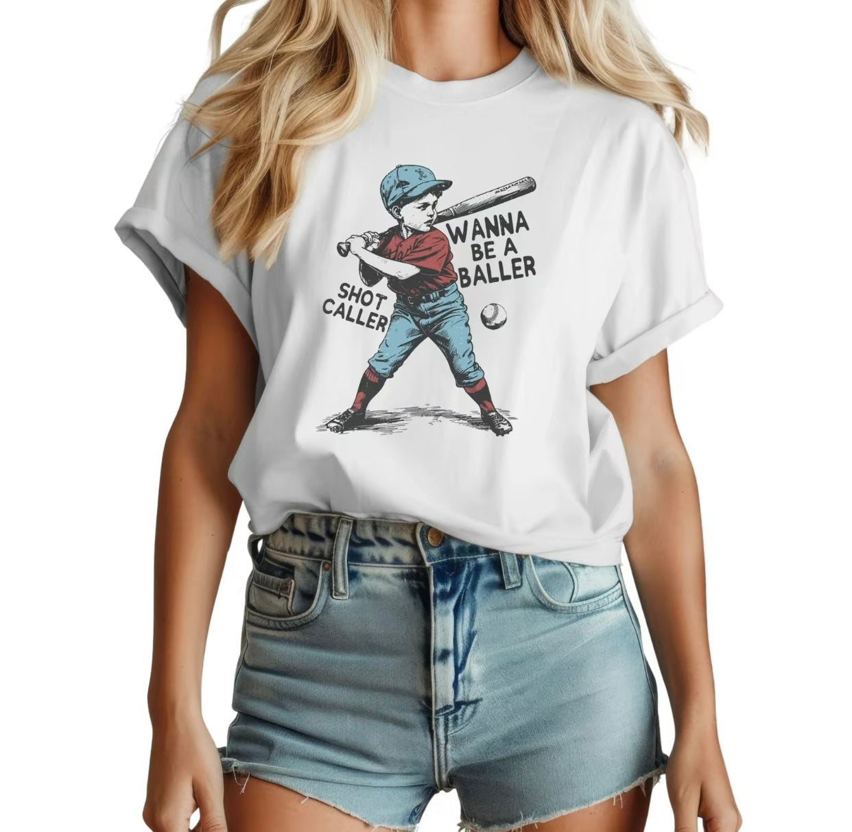 Wanna Be A Baller Shot Caller T-Shirt/Sweatshirt/Hoodie
