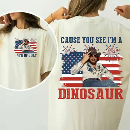 Dinosaur Hank Williams Country Music T-Shirt/Sweatshirt/Hoodie