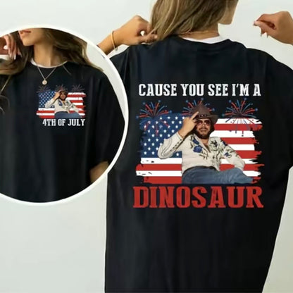 Dinosaur Hank Williams Country Music T-Shirt/Sweatshirt/Hoodie