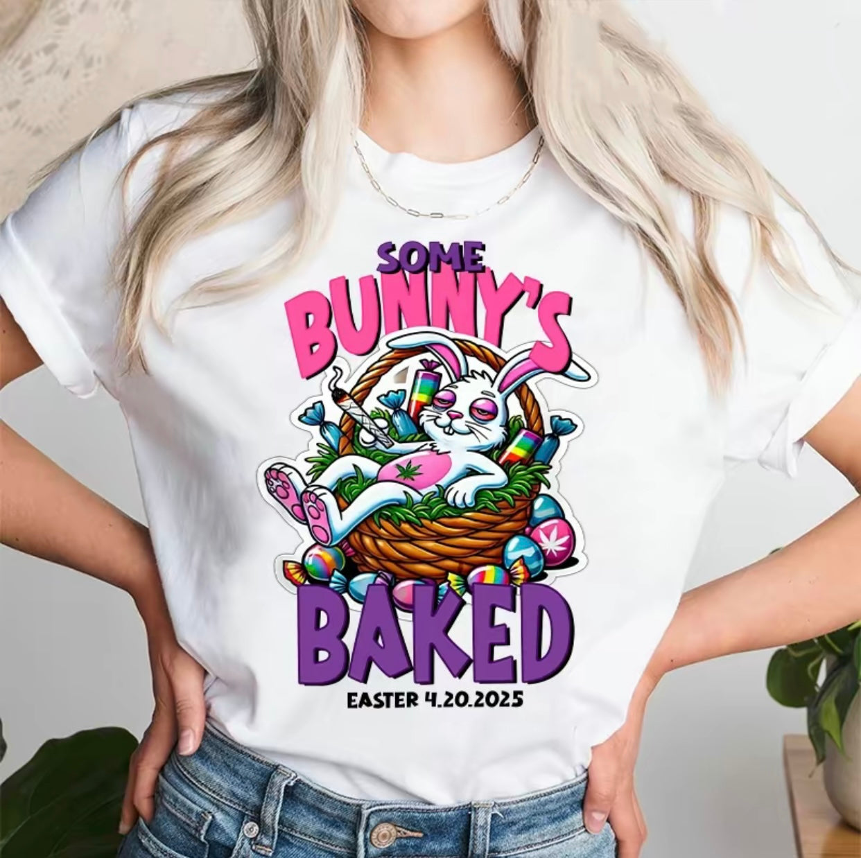 Easter Bunny Funny 420 Day T-Shirt/Sweatshirt/Hoodie