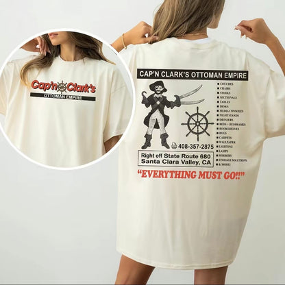 Cap'n Clark's Ottoman Empire Backrooms Horror Movie Inspired T-Shirt/Sweatshirt/Hoodie