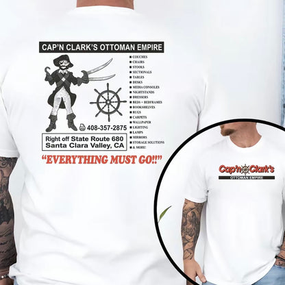 Cap'n Clark's Ottoman Empire Backrooms Horror Movie Inspired T-Shirt/Sweatshirt/Hoodie