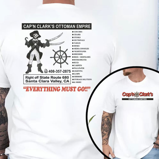Cap'n Clark's Ottoman Empire Backrooms Horror Movie Inspired T-Shirt/Sweatshirt/Hoodie