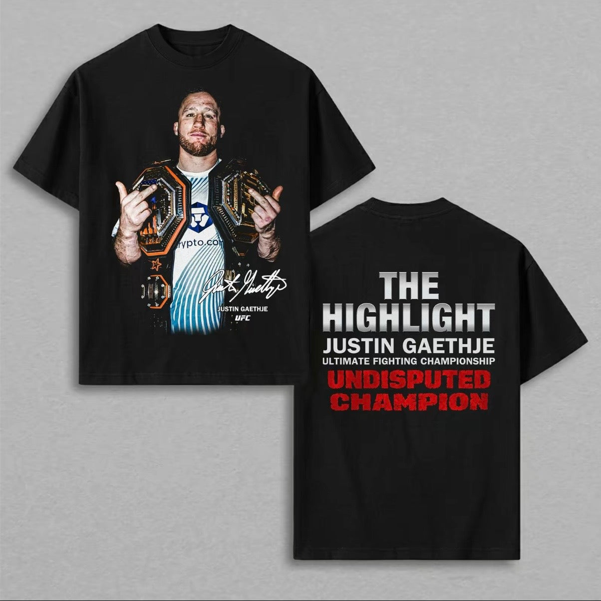 Justin Gaethje UFC Freedom 250 Champion T-Shirt/Sweatshirt/Hoodie