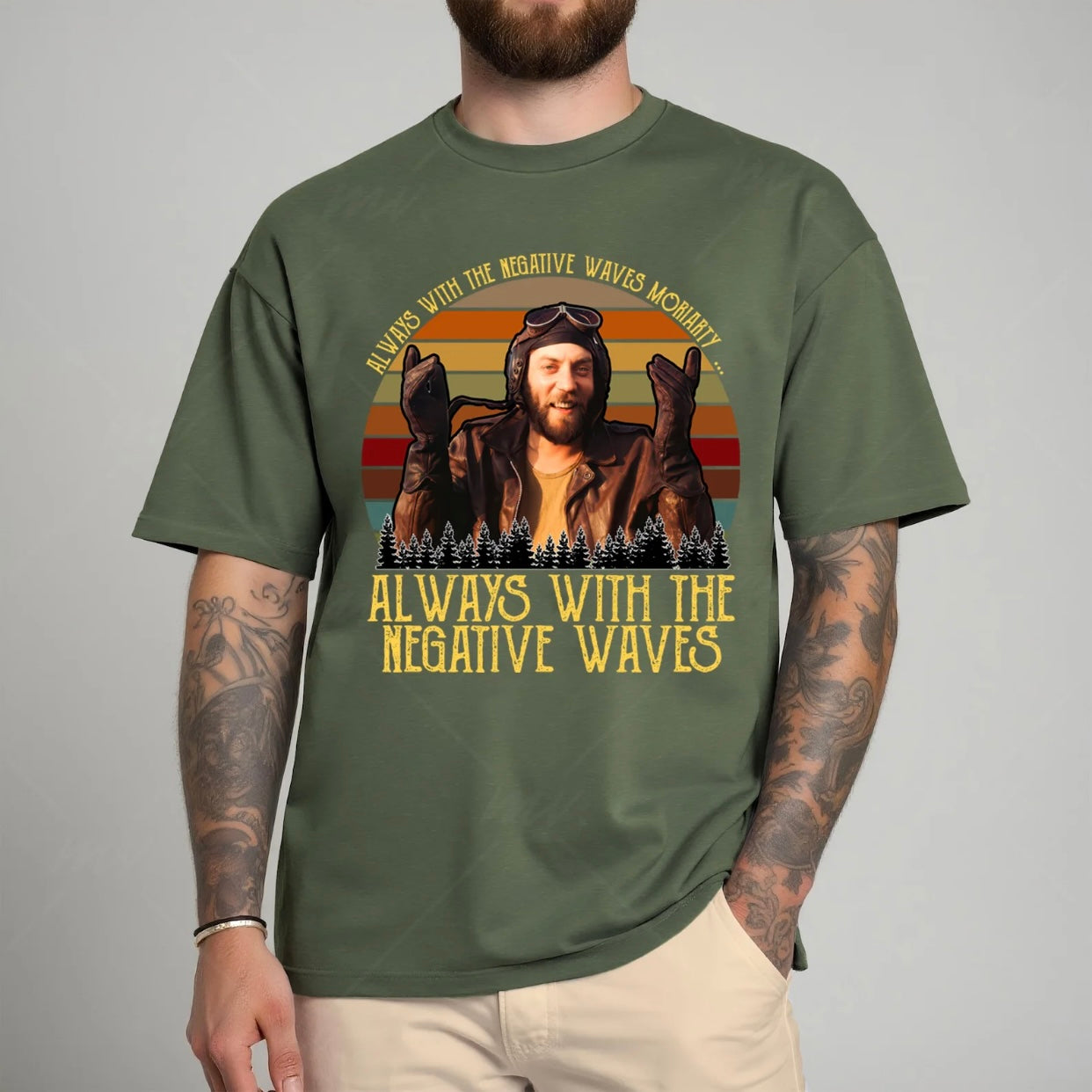 Negative Waves 70s Movie Quotes T-Shirt/Sweatshirt/Hoodie