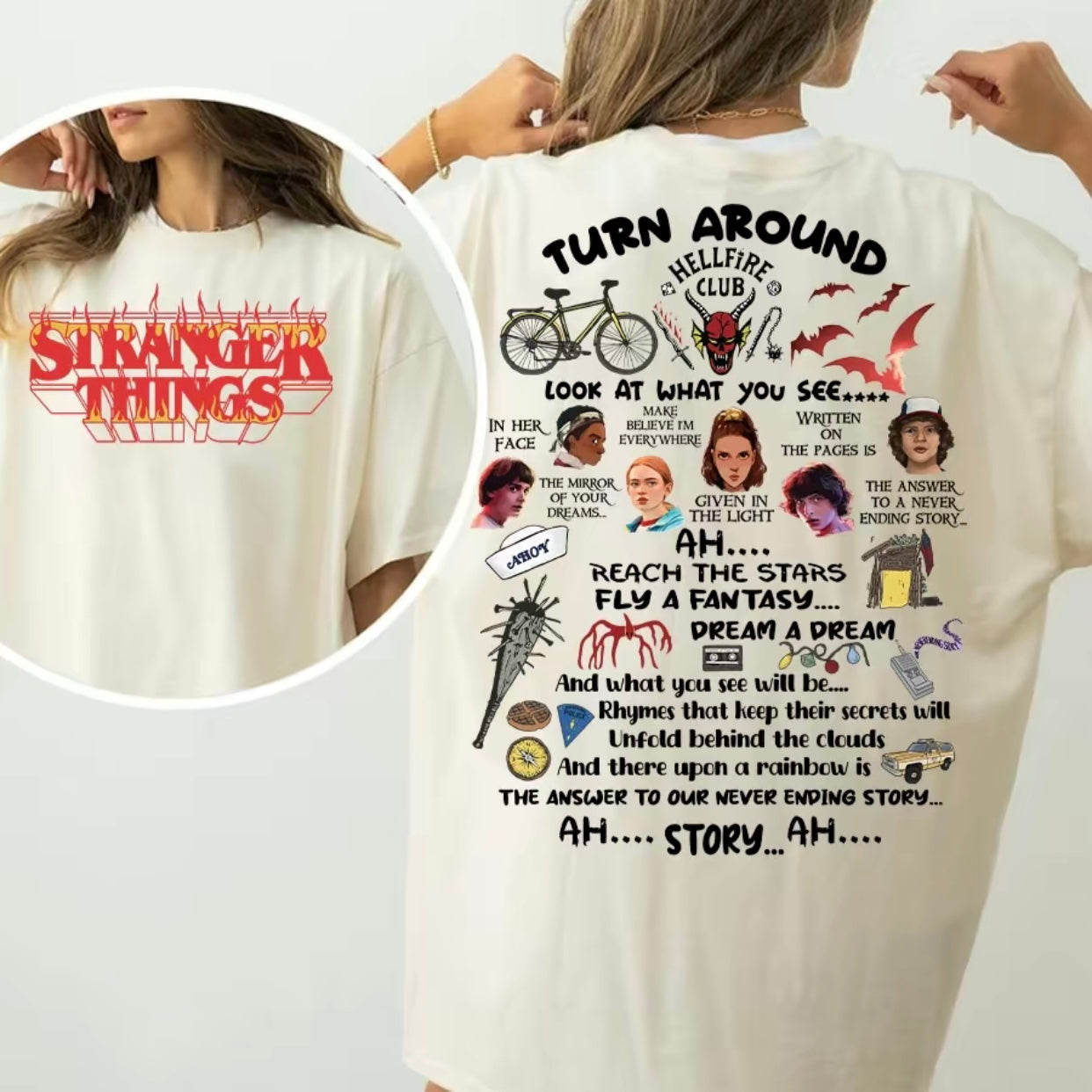 Stranger Things Series Graphic T-Shirt/Sweatshirt/Hoodie