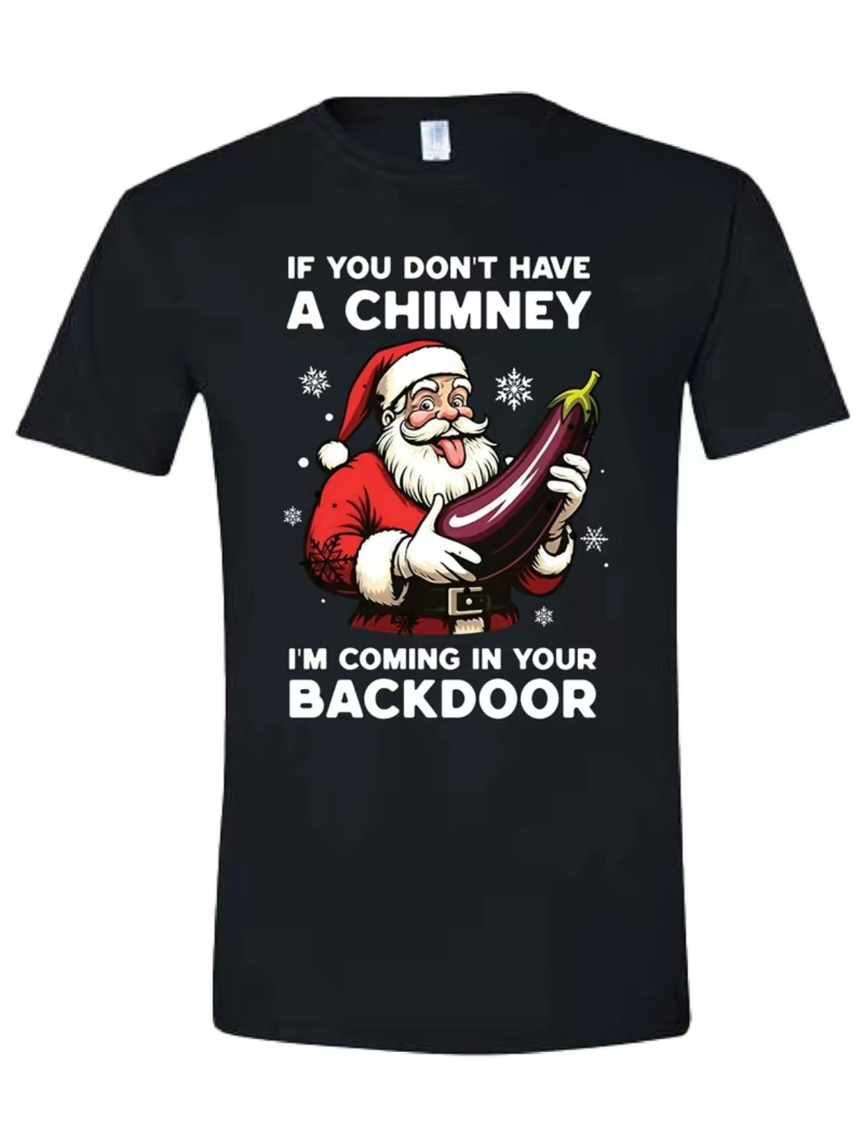 I'm Coming In Your Backdoor Santa Funny Christmas T-Shirt/Sweatshirt/Hoodie