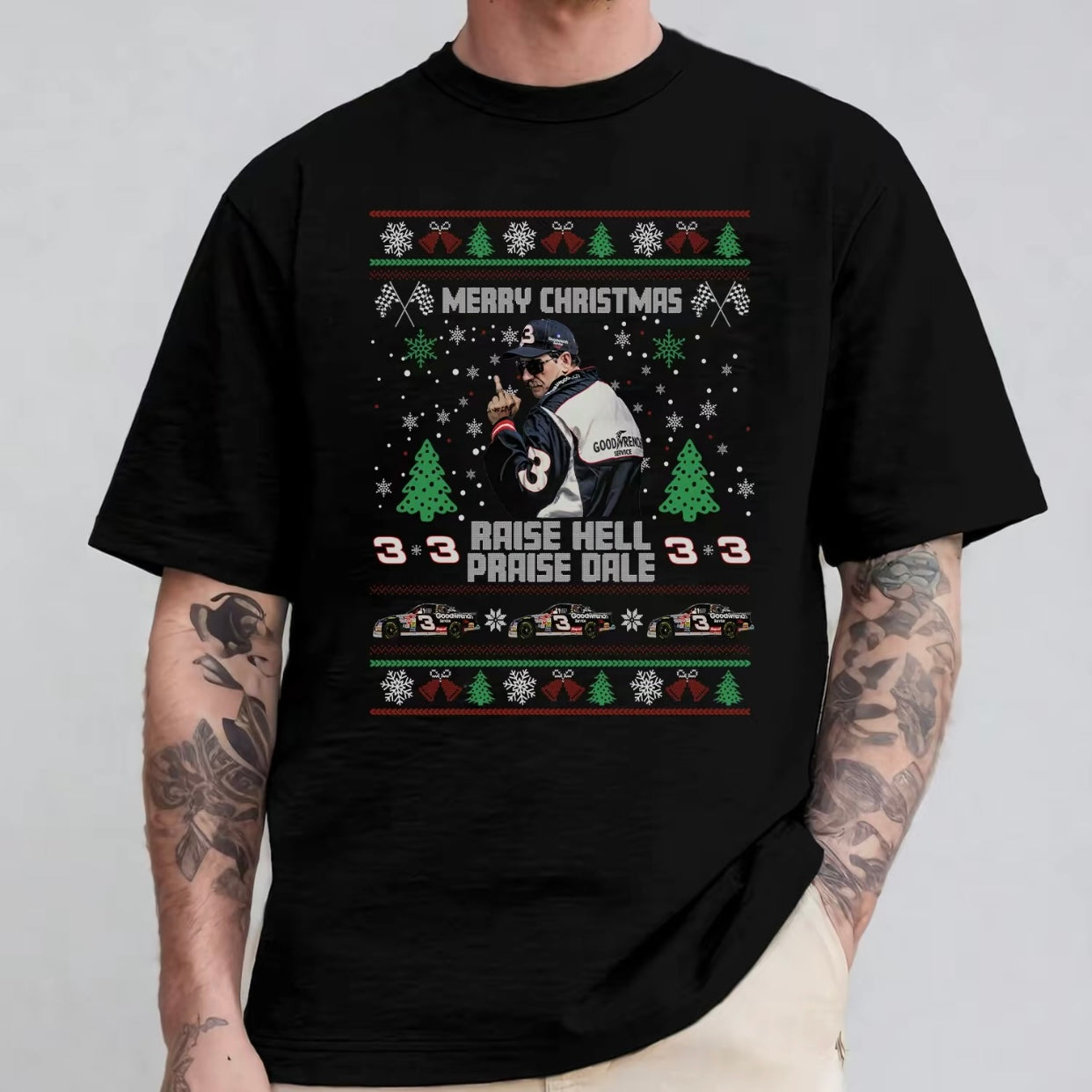 Merry Christmas Raise Hell Praise Dale Series T-Shirt/Sweatshirt/Hoodie