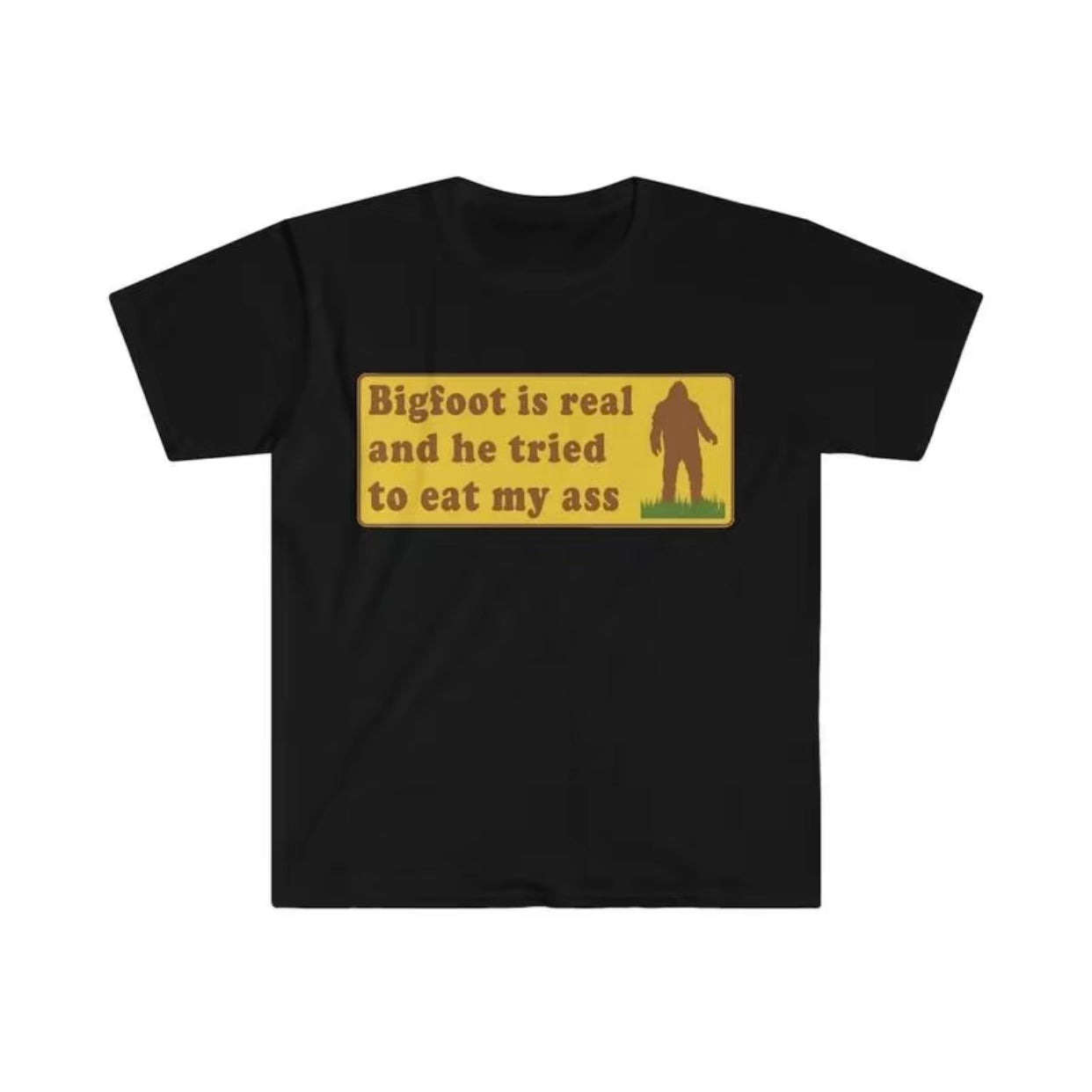 Bigfoot Is Real Funny Meme T-Shirt/Sweatshirt/Hoodie