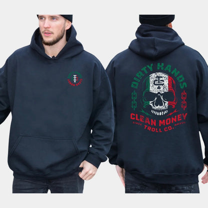 Dirty Hands Clean Money Skull Series T-Shirt/Sweatshirt/Hoodie
