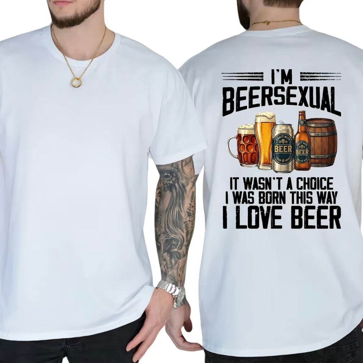 I'm Beersexual Beer Lover Funny T-Shirt/Sweatshirt/Hoodie