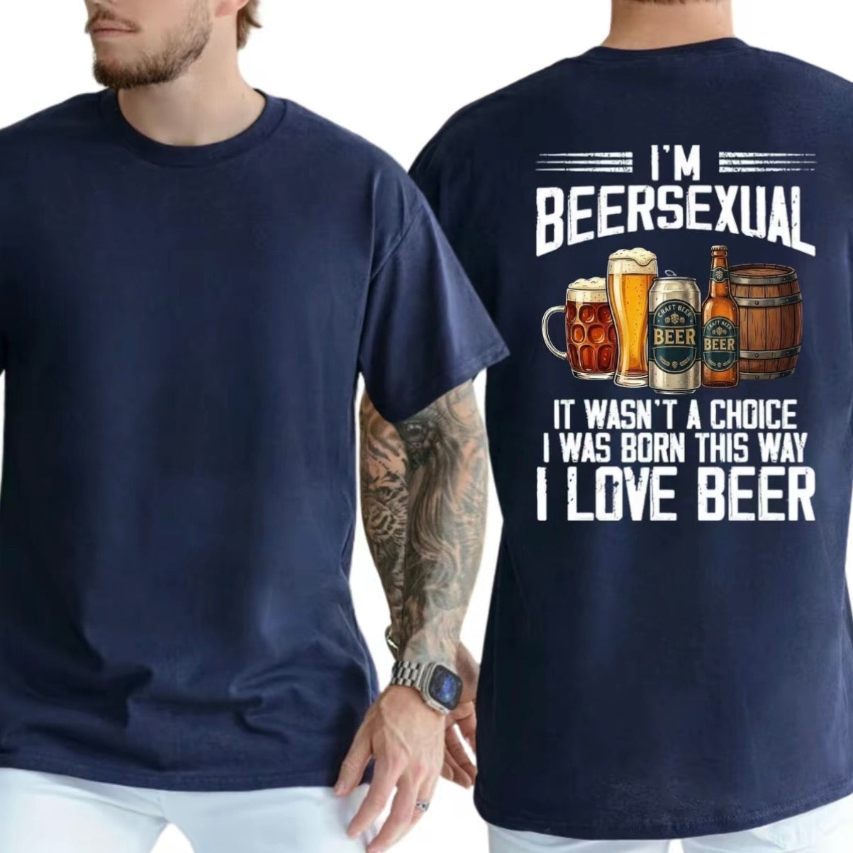 I'm Beersexual Beer Lover Funny T-Shirt/Sweatshirt/Hoodie