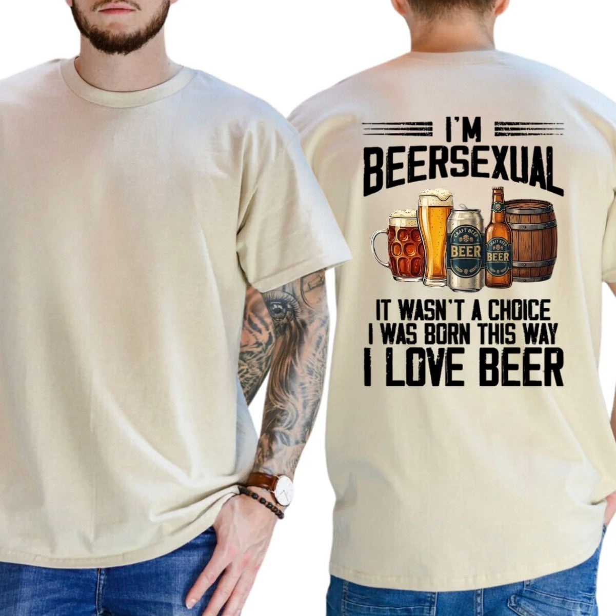 I'm Beersexual Beer Lover Funny T-Shirt/Sweatshirt/Hoodie