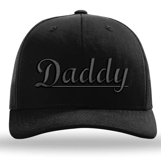 Daddy Embroidered Trucker Snapback Hat