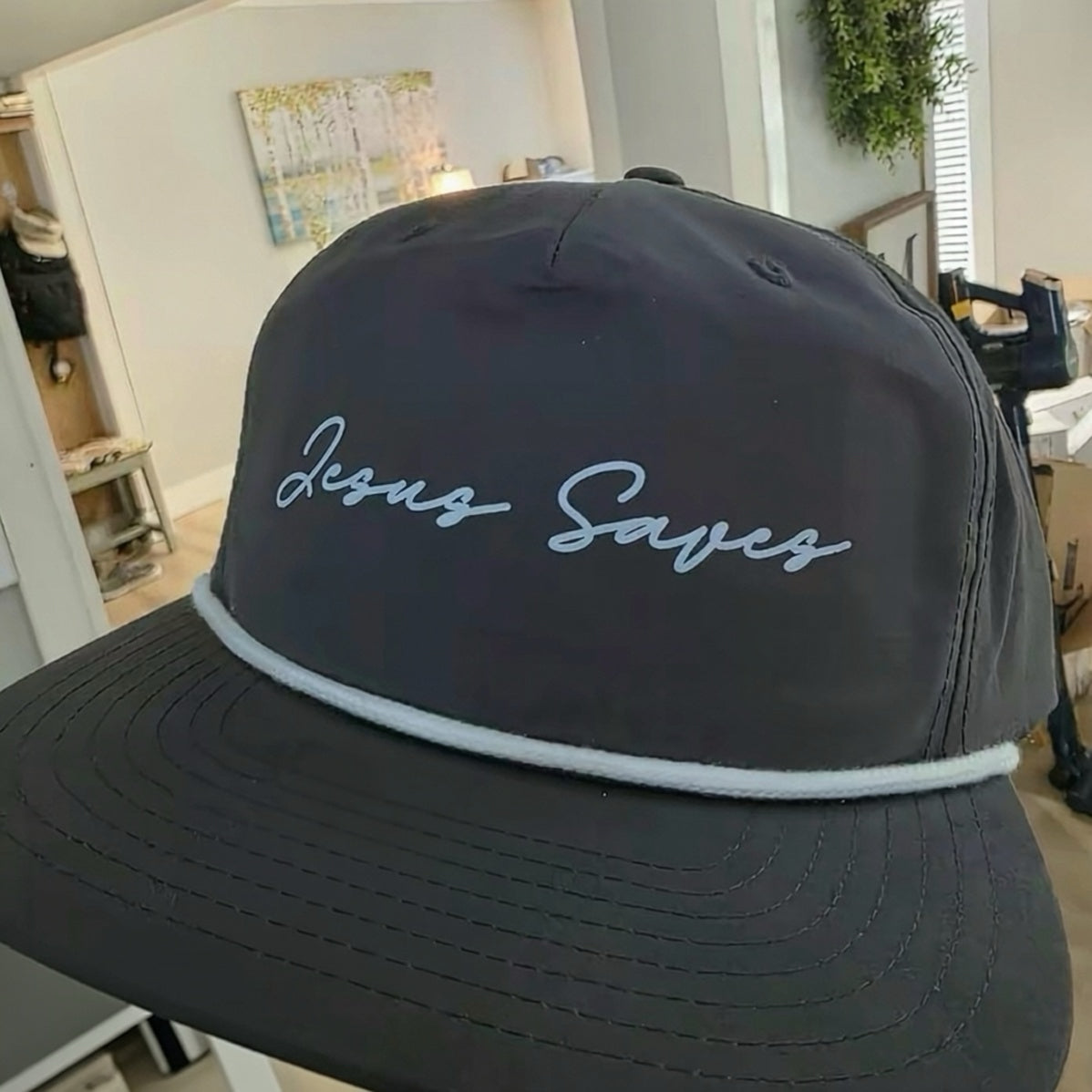 Jesus Saves Christian Faith Snapback Hat