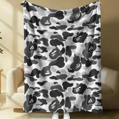 BAPE Camo Shark Series Blanket
