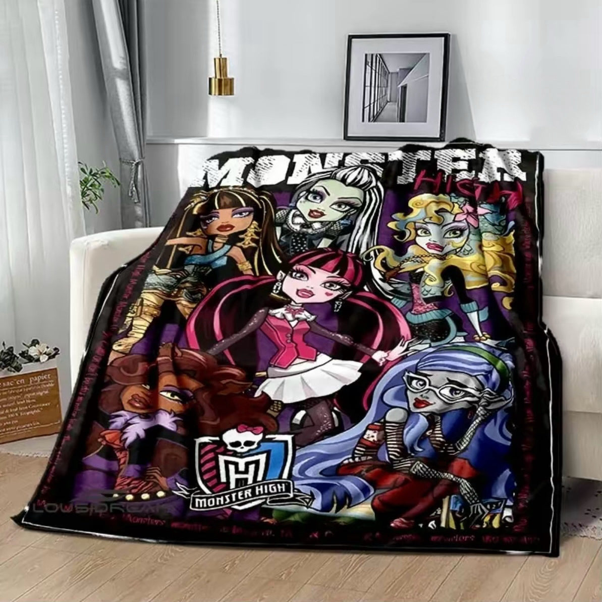Monster High Cartoon Series Blanket