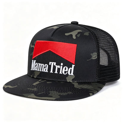 Mama Tried Letter Embroidered Hat