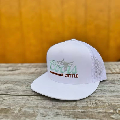 Coors and Cattle Embroidered Hat