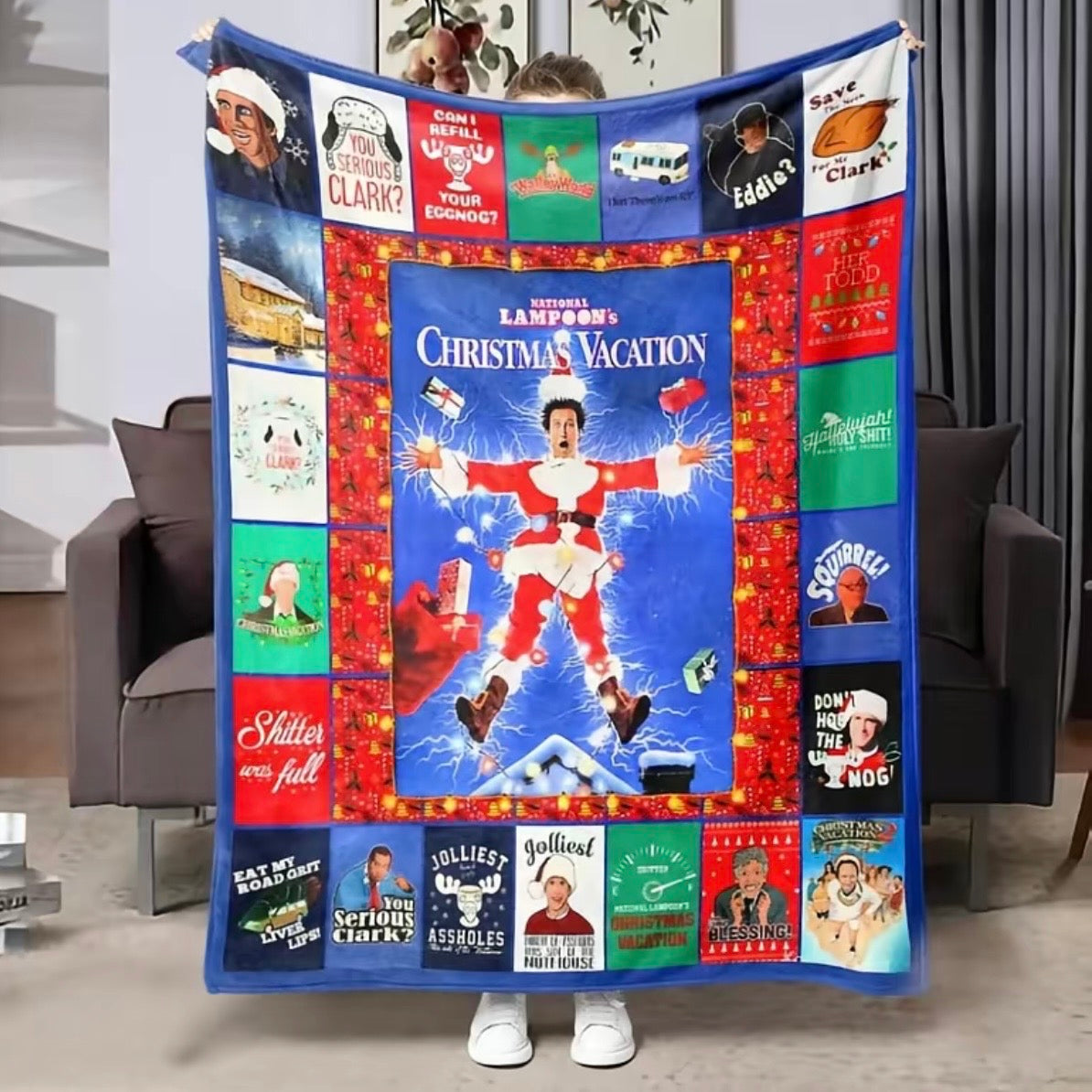 Christmas Vacation Griswold Family Funny Blanket