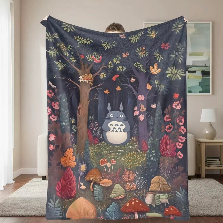 Studio Ghibli Anime Cartoon Blanket