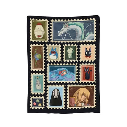 Studio Ghibli Anime Cartoon Blanket