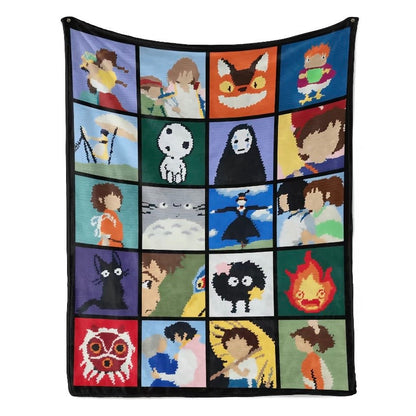 Studio Ghibli Anime Cartoon Blanket