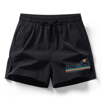 Gulf of America Drawstring Waist Shorts