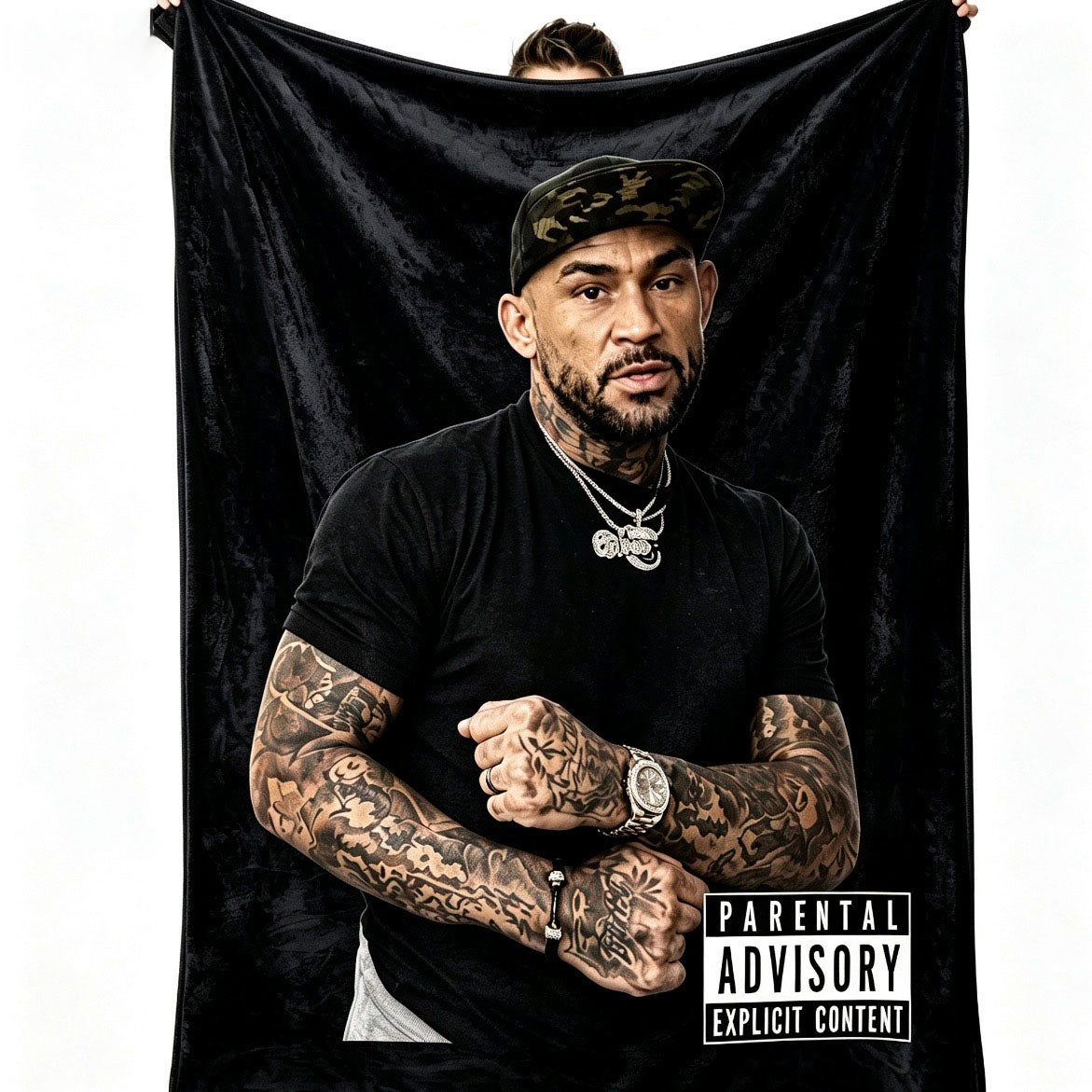 Dustin Poirier MMA Fighter Funny Blanket
