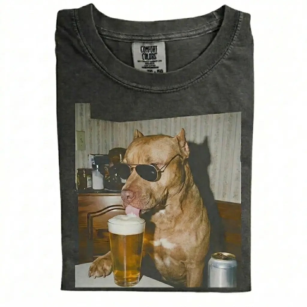 Dog Drinking Beer Meme Gift for Dog Lovers T-Shirt/Sweatshirt/Hoodie