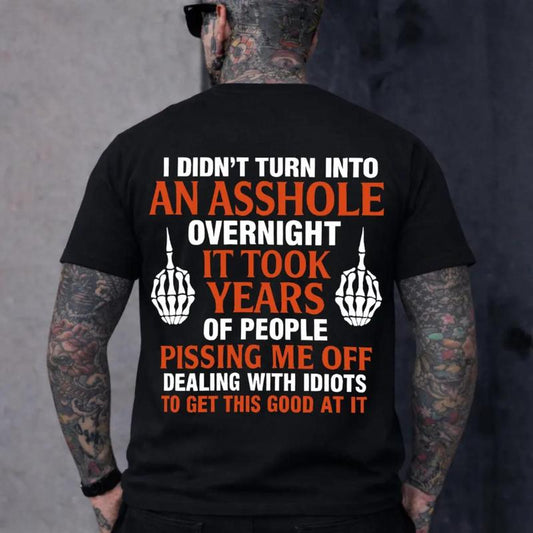 Built by Years of Being Pissed off Funny T-Shirt/Sweatshirt/Hoodie