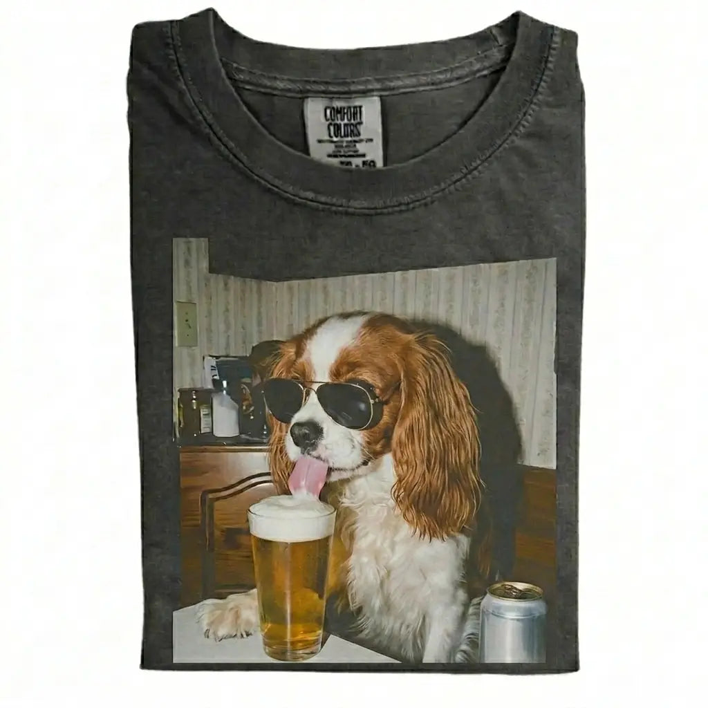 Dog Drinking Beer Meme Gift for Dog Lovers T-Shirt/Sweatshirt/Hoodie