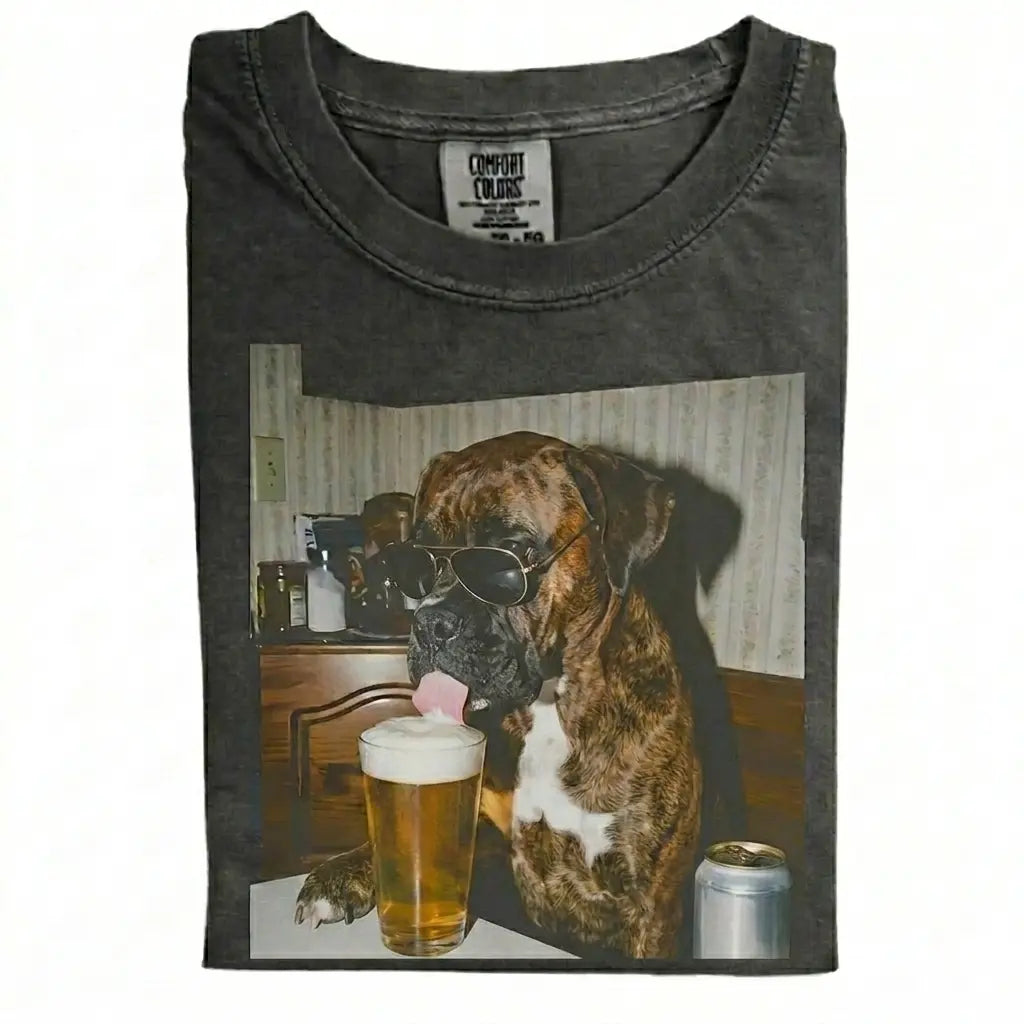 Dog Drinking Beer Meme Gift for Dog Lovers T-Shirt/Sweatshirt/Hoodie
