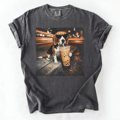 Dog Drinking Bubble Tea Meme Gift for Dog Lovers T-Shirt/Sweatshirt/Hoodie