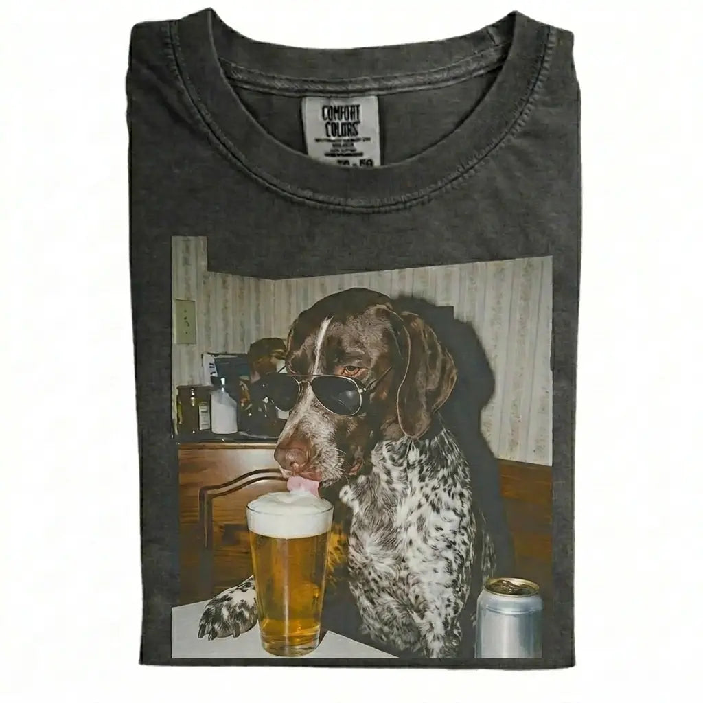 Dog Drinking Beer Meme Gift for Dog Lovers T-Shirt/Sweatshirt/Hoodie
