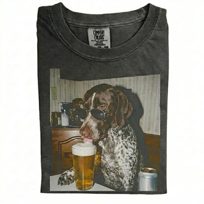 Dog Drinking Beer Meme Gift for Dog Lovers T-Shirt/Sweatshirt/Hoodie